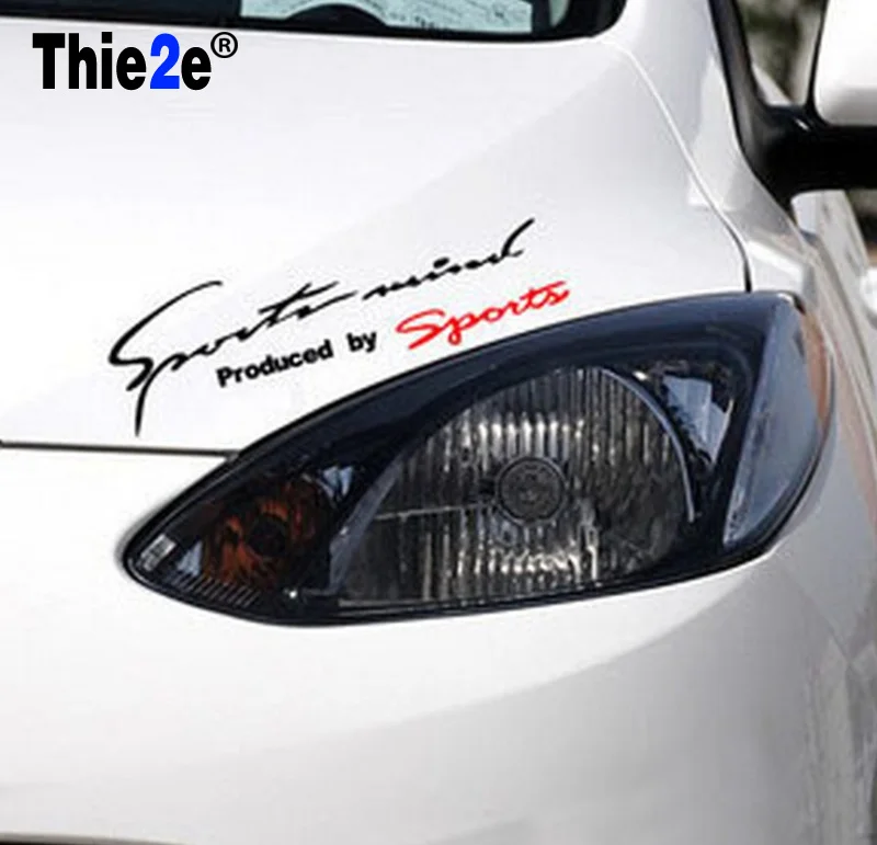 Автомобильный Стайлинг спортивный автомобиль легкие брови наклейки