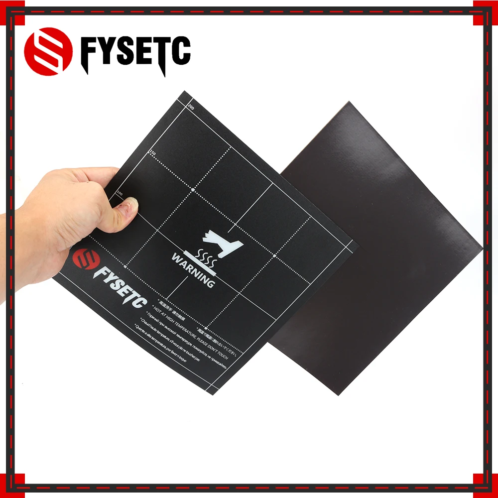 220x220 мм новые винтовки Magnetik Heatbed лист 2 в 1 с клейкой основой 3M для Wanhao i3 Anet A8 A6 Ender