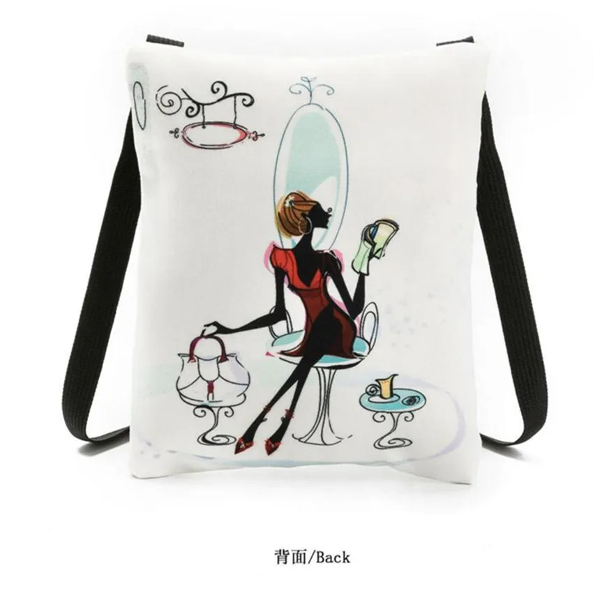 Милая женская сумка M535 через плечо с мультяшным принтом животных женские