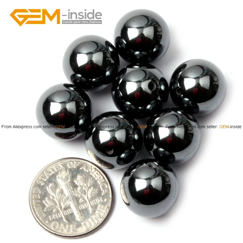 10 шт. бусины из гематита 4 12 мм|hematite beads|stone beadsbeads for jewelry making |