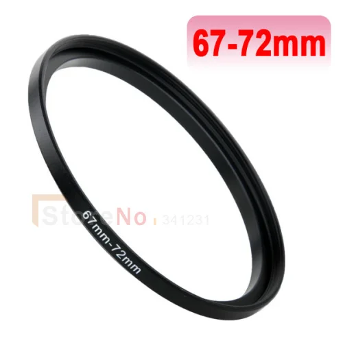 

10pcs 67mm-72mm 67-72mm 67 to 72 Step down Filter Ring Adapter For Filter lens cap lens hood