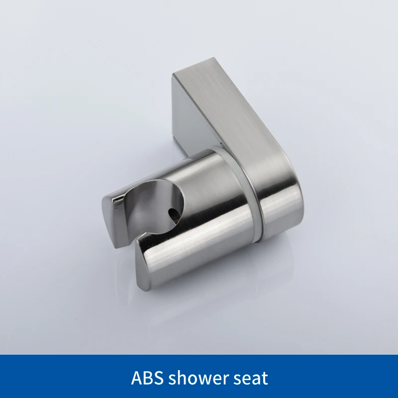 ABS Holder 5 функций ручная душевая головка матовый никелевый душевой набор со шлангом настенный душевой набор - Цвет: ABS Holder
