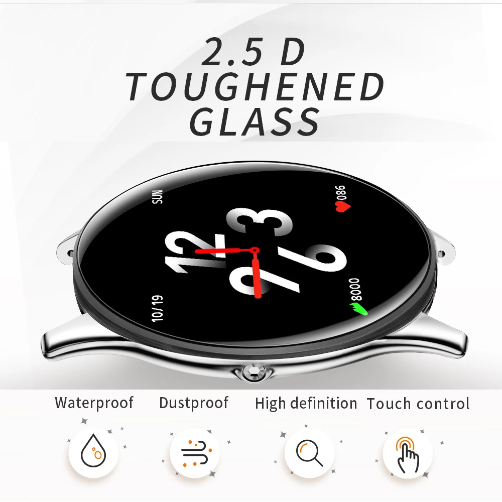 Смарт часы Timethinker SN58 OLED цветной экран умные для женщин модный фитнес трекер