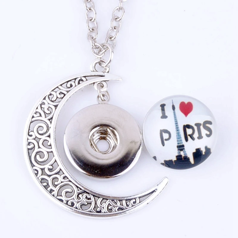 Женское Ожерелье-чокер с посеребренным полумесяцем и кабошоном модель XY160295 2016 |