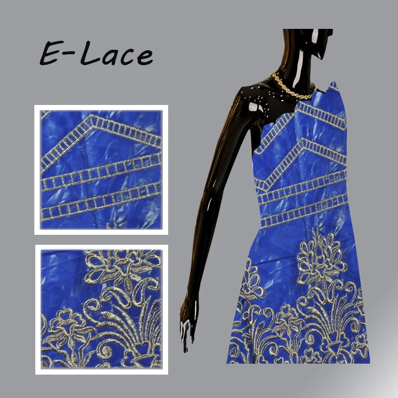 hot sale African bazin riche fabric embroidered french getzner mesh net lace | Дом и сад