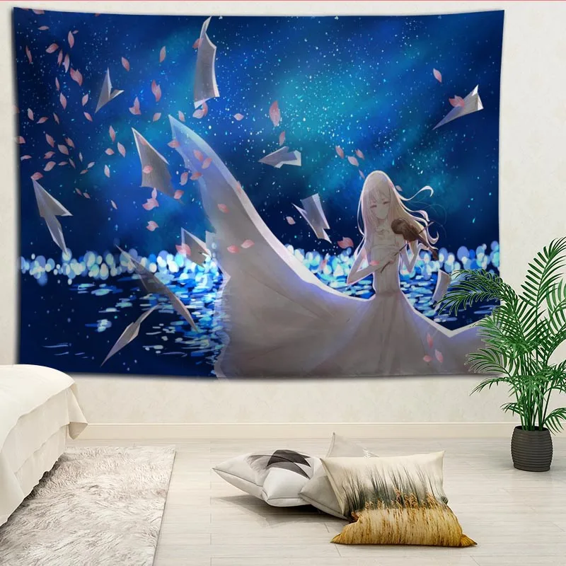 

Custom Your Lie in April Printed Tapestries Beach Towel Yoga Mat Blanket Wall decoration Boho Decor Tapestry More Size