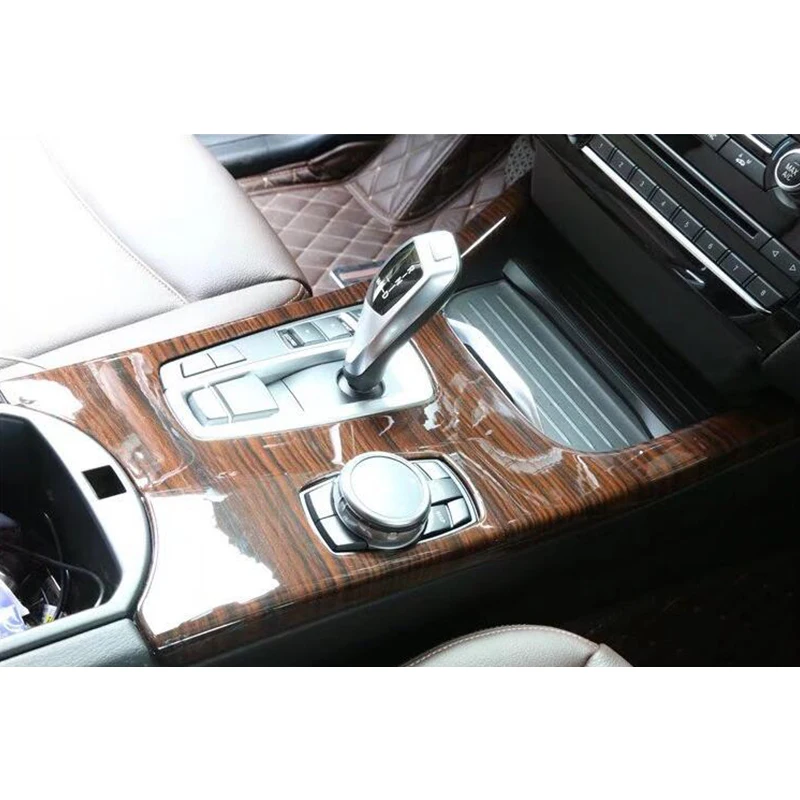 Для BMW X3 F25 2011 2017 & X4 F26 2015 древесины Цвет панель для рычага переключения передач