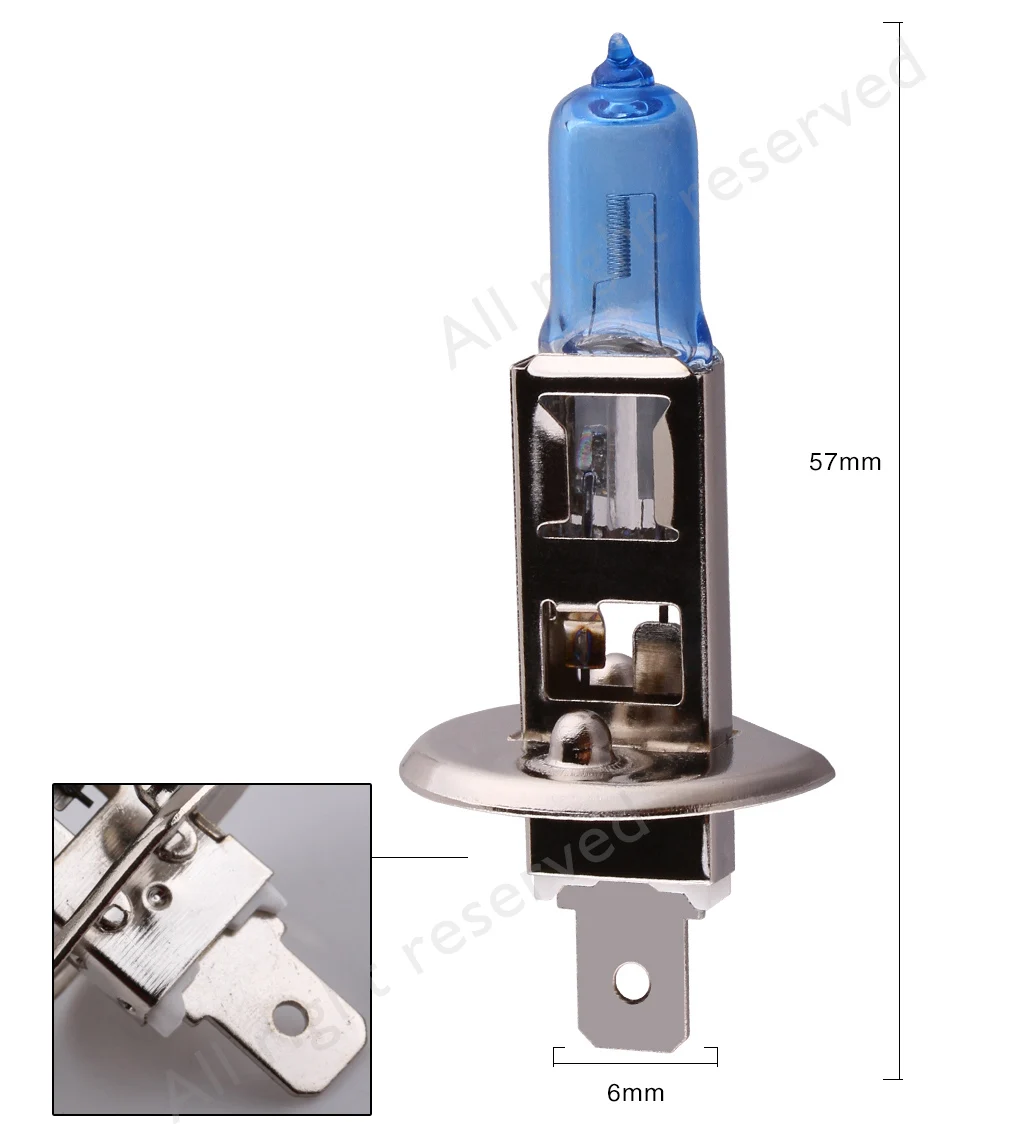 2 шт. галогенные лампы H1 55 Вт 12 В|light source|h1 55wheadlight bulb |