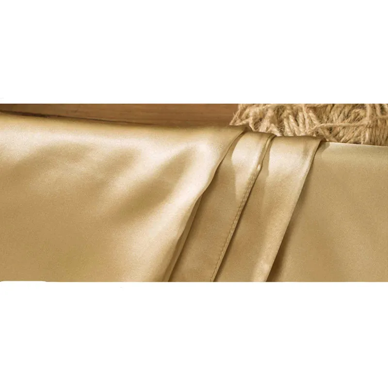 100% Pure 19mm Silk Pillowcase Housewife Both Sides Pillow Case Sham Cover for Skin Care Stardend Queen King Size | Дом и сад