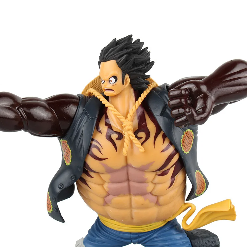 1 шт. sculture One Piece Luffy Gear 4 Аниме Фигурка модель игрушки 18 см игрушка фигурка японское