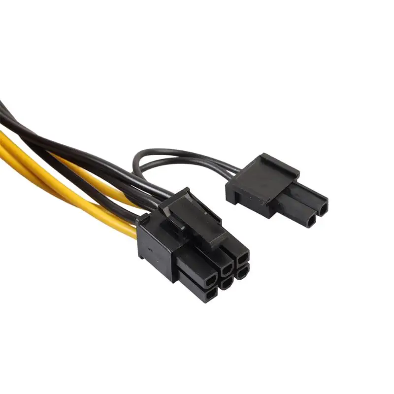 5 шт./лот 6 контактный PCI Express на 2 x PCIe 8 (6 + 2) pin M/F материнская плата видеокарта e GPU