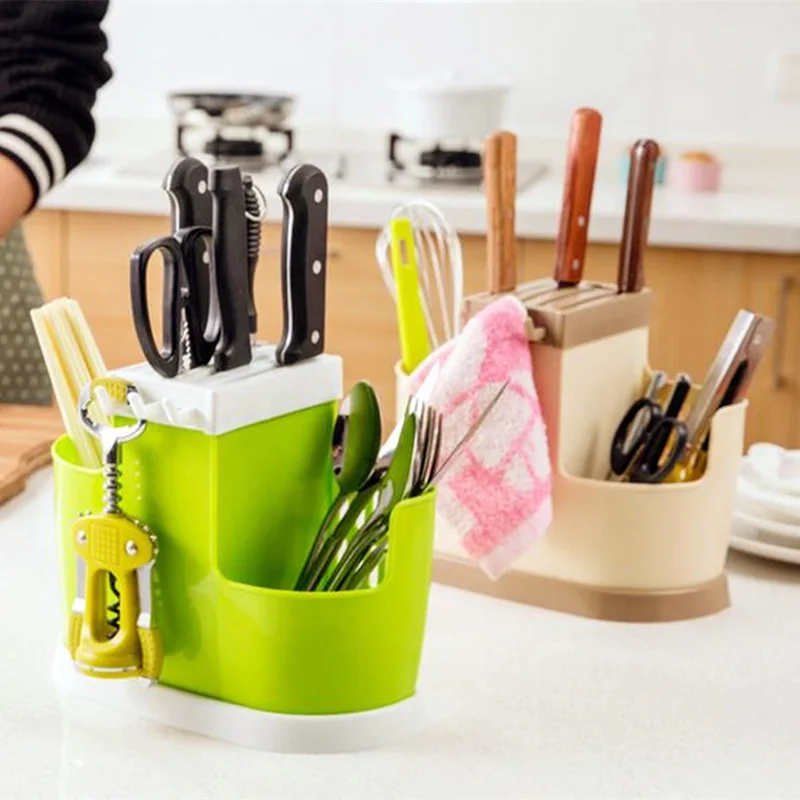 Универсальный ножи держатель пластик корзинка для палочек еды Слива стойки