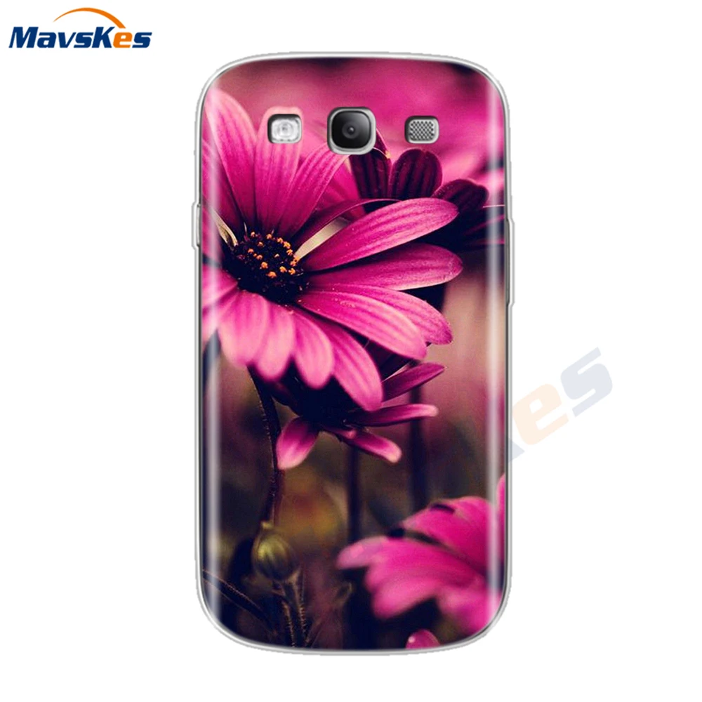 Привлекательный Модный чехол для телефона samsung S3 GT-I9300 Neo i9301 Duos i9300i, Женский чехол с цветочным рисунком, задняя крышка - Цвет: 10