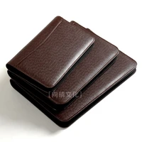 b5 a5 a6 leather zipper business manager bag travel day notebook agenda planner daily menos organizer handbag ring binder 1087b