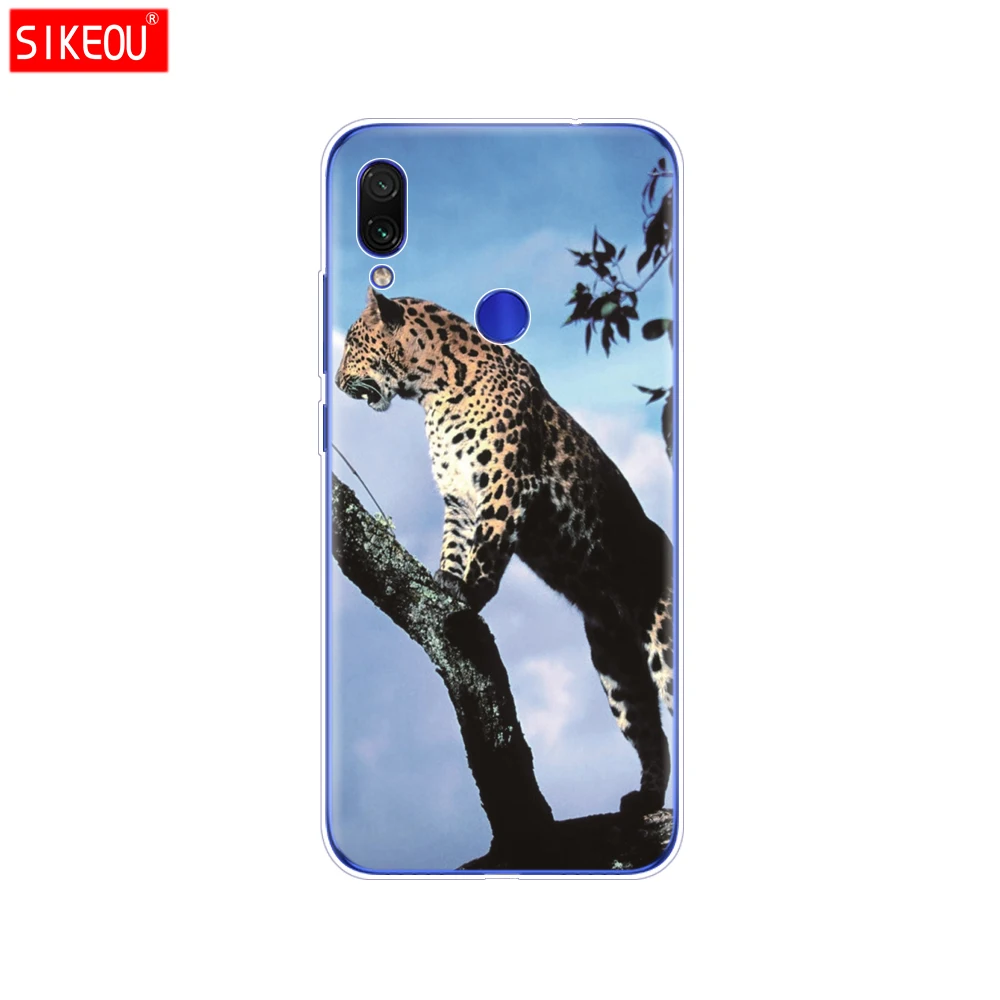 Для Xiaomi Redmi Note 7 чехол силиконовый Redmi Note 7 pro Чехол Fundas Coque Волк тигр, Лев, Леопард медведь животное