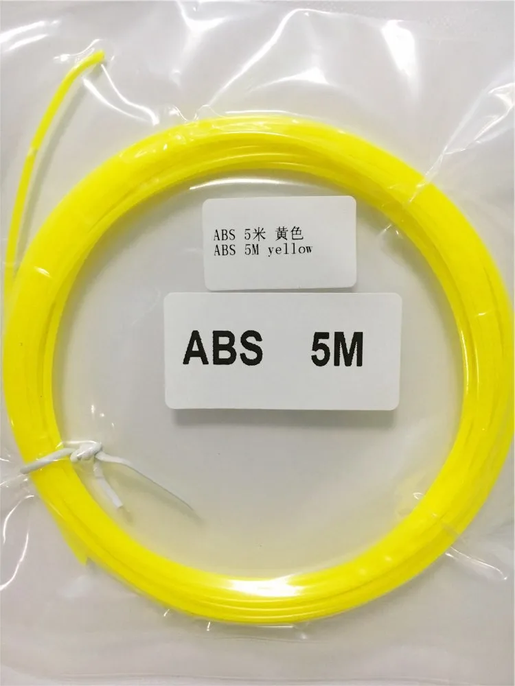 3D Ручка ABS 3d Принтер Нити ABS 5 метров 26 цветов подарок на день рождения 1,75 мм 3D ABS нити 3d принтер ручка нити провода нити