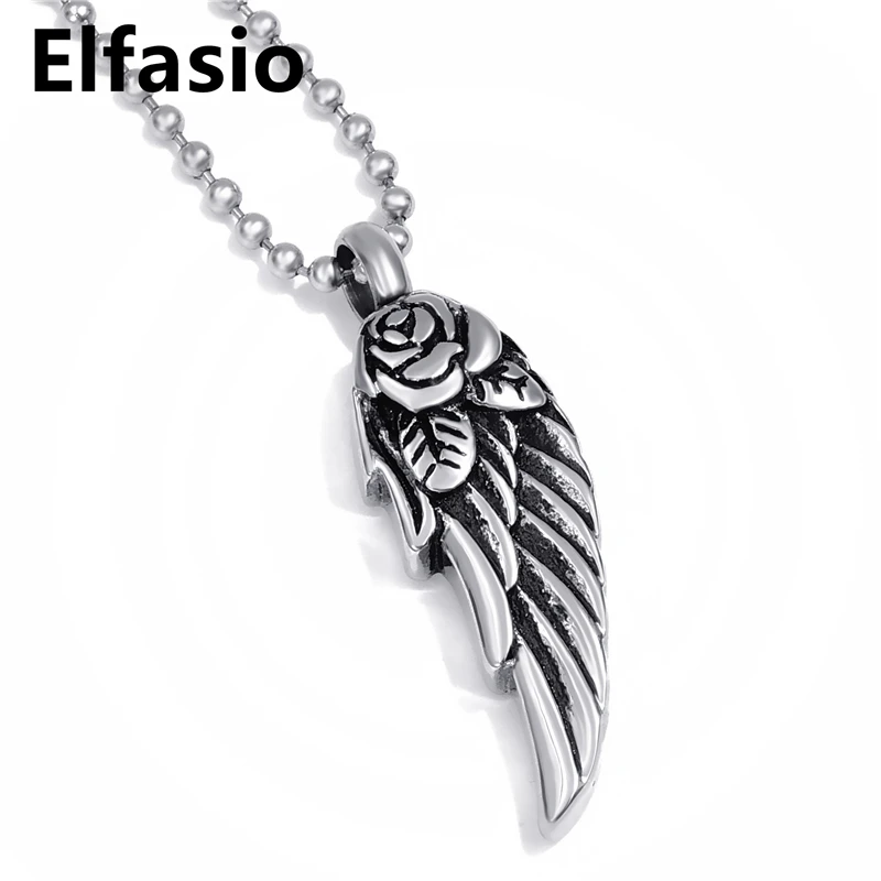 Женская подвеска из нержавеющей стали в виде крыла ангела|urn jewelry|memorial urnmemorial cremation