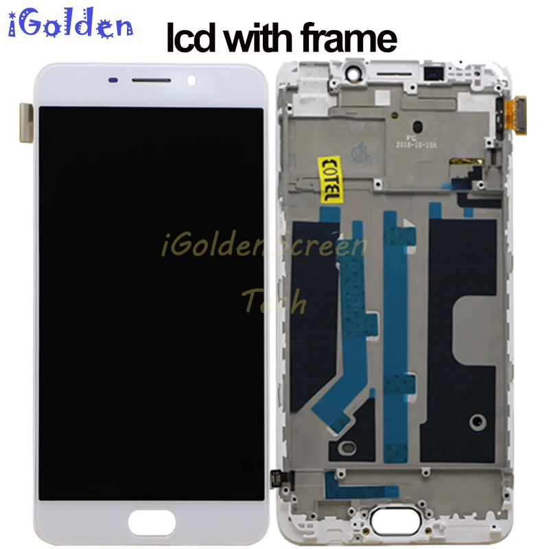 100% гарантия 5 &quotдля OPPO F1 Plus R9 X9009 ЖК дисплей + сенсорный экран дигитайзер Датчик