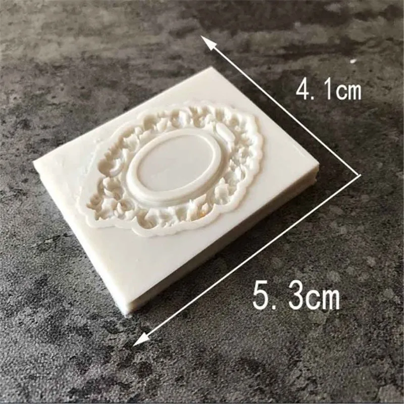 Хорошая границы Европейский рельеф Силиконовая Форма Fondant Mold зеркальный