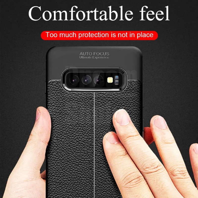 Роскошный ультра тонкий мягкий чехол для Samsung Galaxy S7 Edge S9 S8 S10 Plus противоударный Note 9