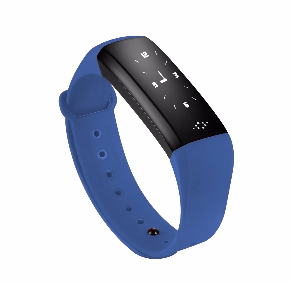Smartch 0 96 экран Bluetooth smart Браслет band сердечный ритм/измерять кровяное давление умный
