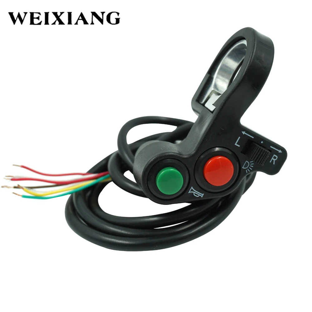 Universal Motorcycle Motorbike 7/8&quot Switch On Off Horn Headlight Turn Signals Push Button Handlebar Control Switches|handlebar control
