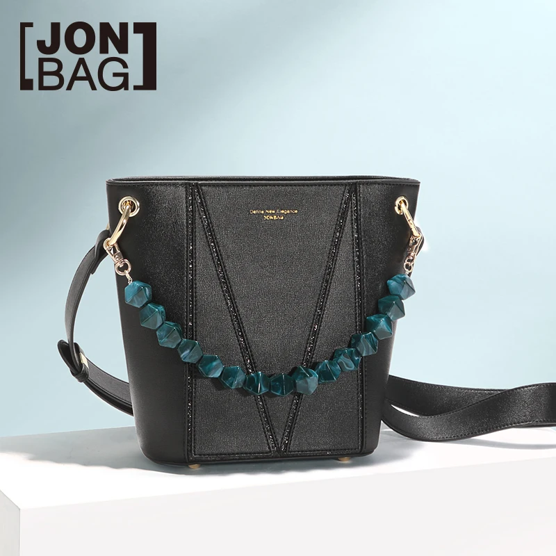 JONBAG знаменитости черная сумка Новая повседневная модная Корейская версия на