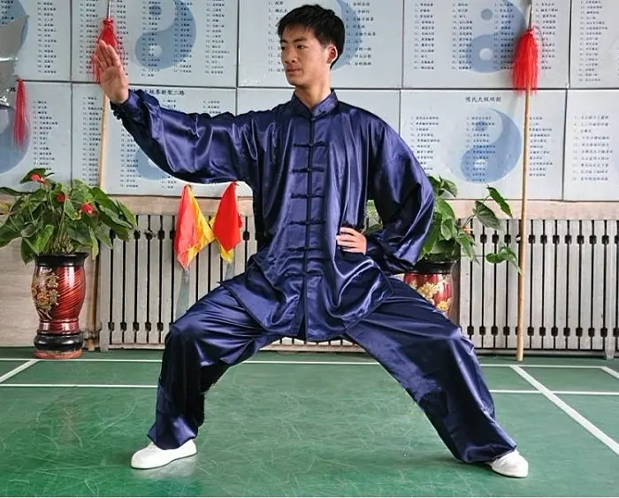 Китайская Униформа кунг фу тайчи одежда для боевых искусств унисекс женская