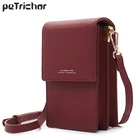 Брендовая Дизайнерская Женская мини сумка через плечо из искусственной кожи, сумка через плечо для телефона, Женский кошелек, клатч на молнии, женская маленькая сумка-мессенджер