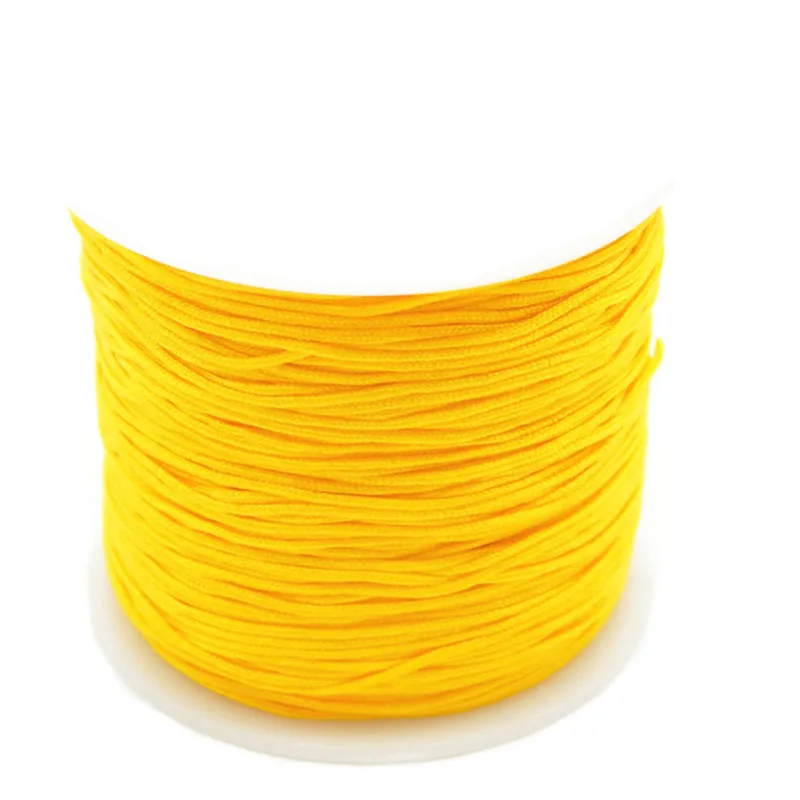 BASEHOME 1roll 0.8mm Fine Line Weaving Frabic Cord Thread For DIY Necklaces Bracelets Making Jewelry Findings | Украшения и