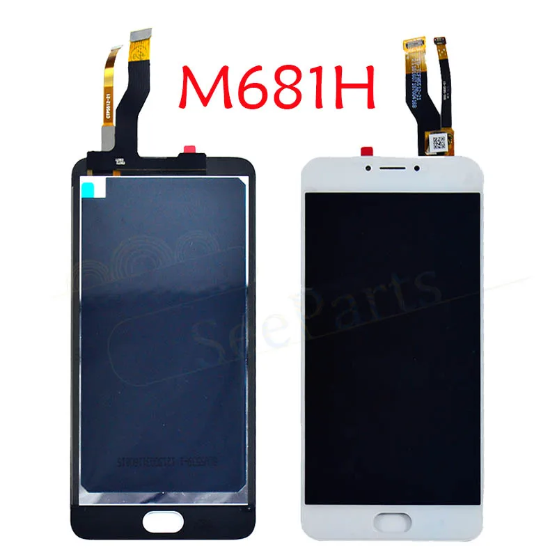 Для MEIZU L681H LCD Meizu M3 Note дисплей с кодирующий преобразователь сенсорного экрана в