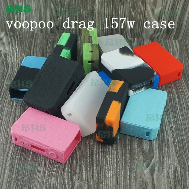 500 шт. DHL Бесплатная электронные сигареты vape Чехол для voopoo перетащите 157 Вт кожного