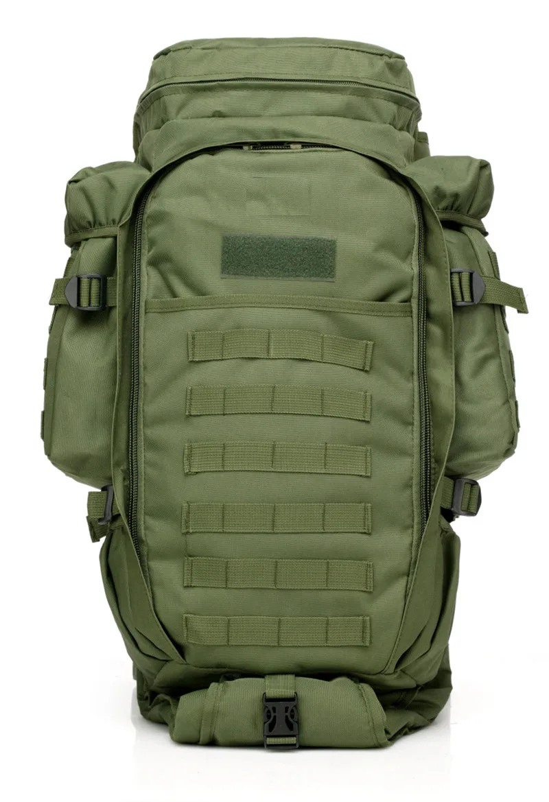 Army Green 60L Открытый военный рюкзак, рюкзак, тактическая сумка для охоты, стрельбы, кемпинга, походов, путешествий - Цвет: Army Green