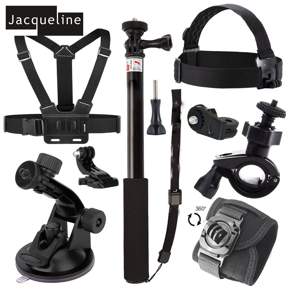 Комплект аксессуаров для экшн камеры Jacqueline For Ion Air Pro Sony HDR AS200V AS30V AS100V AS20 AZ1 mini Yi 4 k с