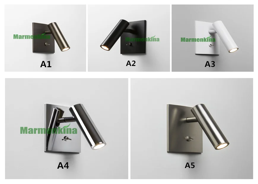 

Wall lamp LED hotels villa interior bedside lamp, custom engineering. AC100-265V.