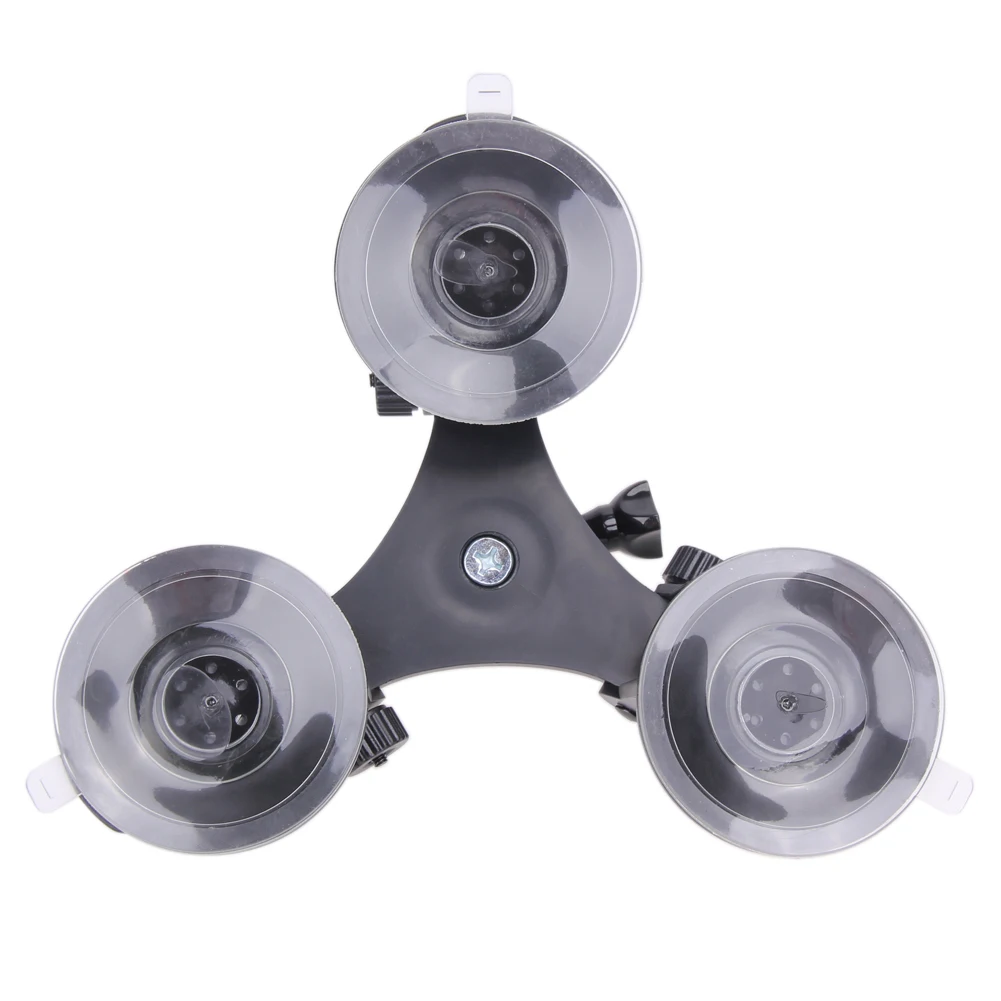 1/4 &quotАвтомобильный штатив на лобовое стекло тройной вакуум присоска