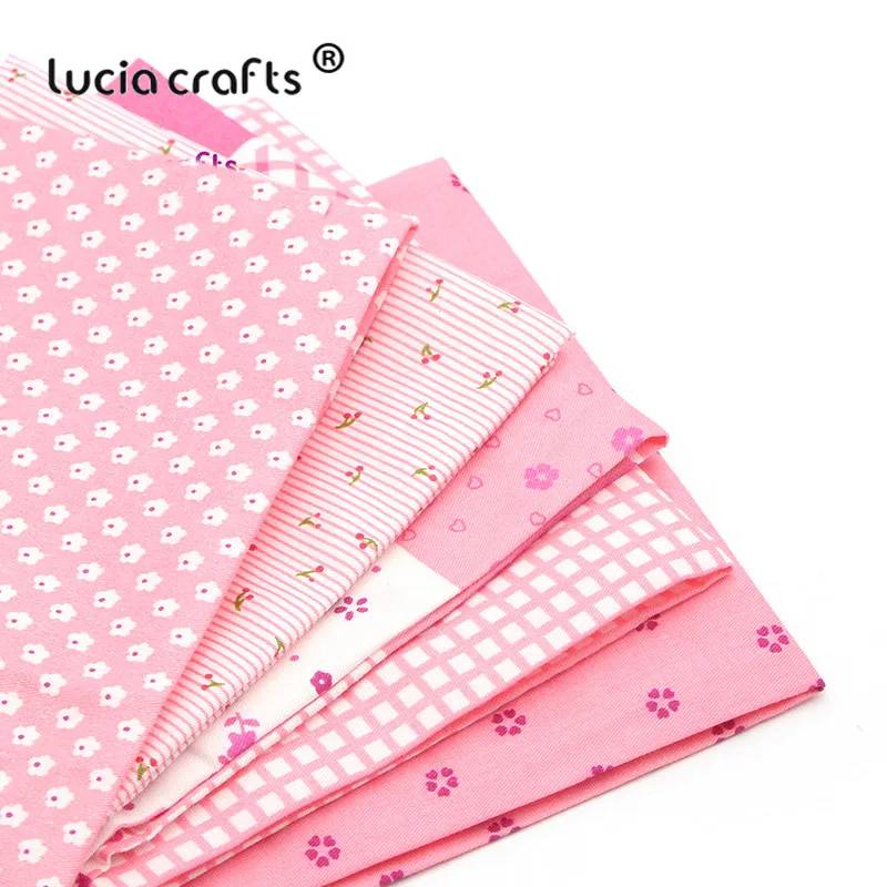 Lucia crafts, 1 шт./лот, 50x50 см, хлопковая ткань для шитья, для рукоделия, Лоскутная ткань, ткань для детского постельного белья, текстильная кукла H0802