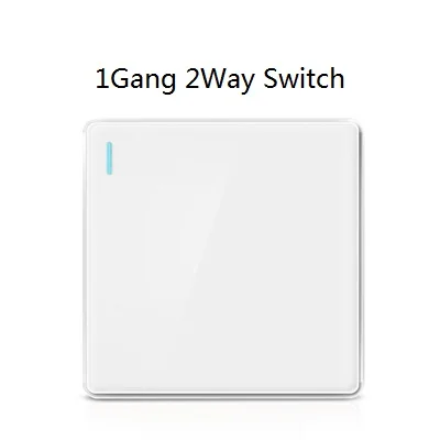 1gang 2way switch 86 Тип, стандарт США, Великобритании, настенный выключатель, 1 банда, 2 банды, 3 банды, 4 банды, 1Way, 2Way, настенный светильник, переключатель, 20A, 45A, розетка переменного тока, британская розетка - Цвет: 1gang 2way switch