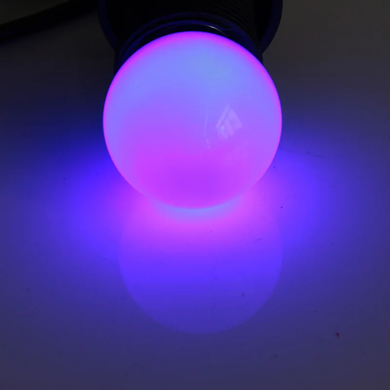 Синий Ампульная RGB Светодиодная лампа E27 B22 12v 24v 110v 220v Мини водонепроницаемый красочный маленький светильник 0,5 W декоративный энергосберегающий светильник ing - Испускаемый цвет: Синий