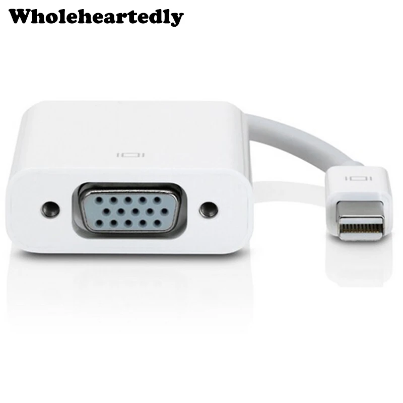 Порт дисплея Thunderbolt Mini DP VGA адаптер кабель для Apple MacBook Air Pro iMac Mac Прямая