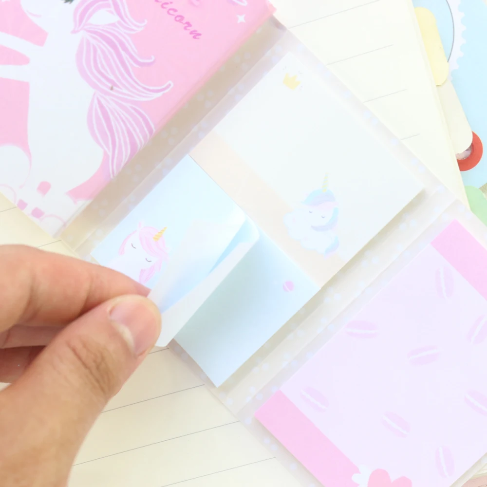 Набор клейких заметок Domikee в виде конфет с мультипликационным дизайном для