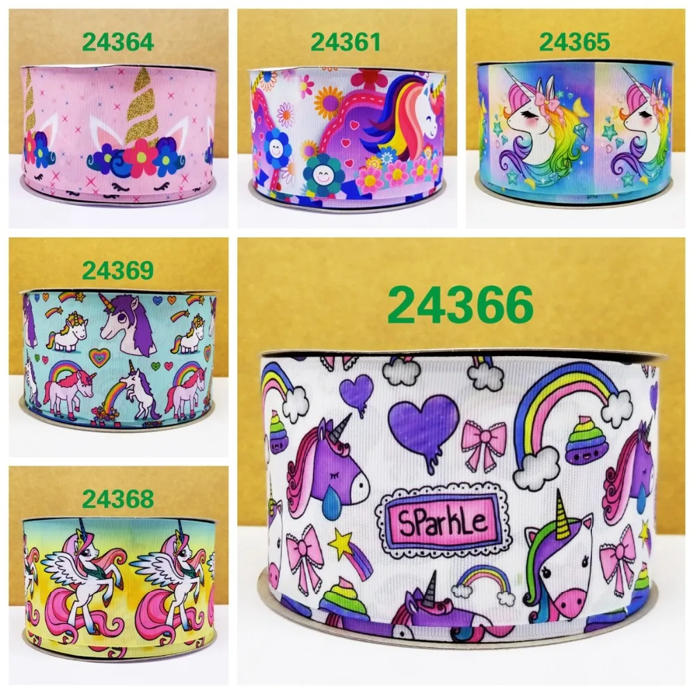 Бесплатная доставка 50 ярдов мультфильм печатных grosgrain ленты 24366|Ленты для шитья| |
