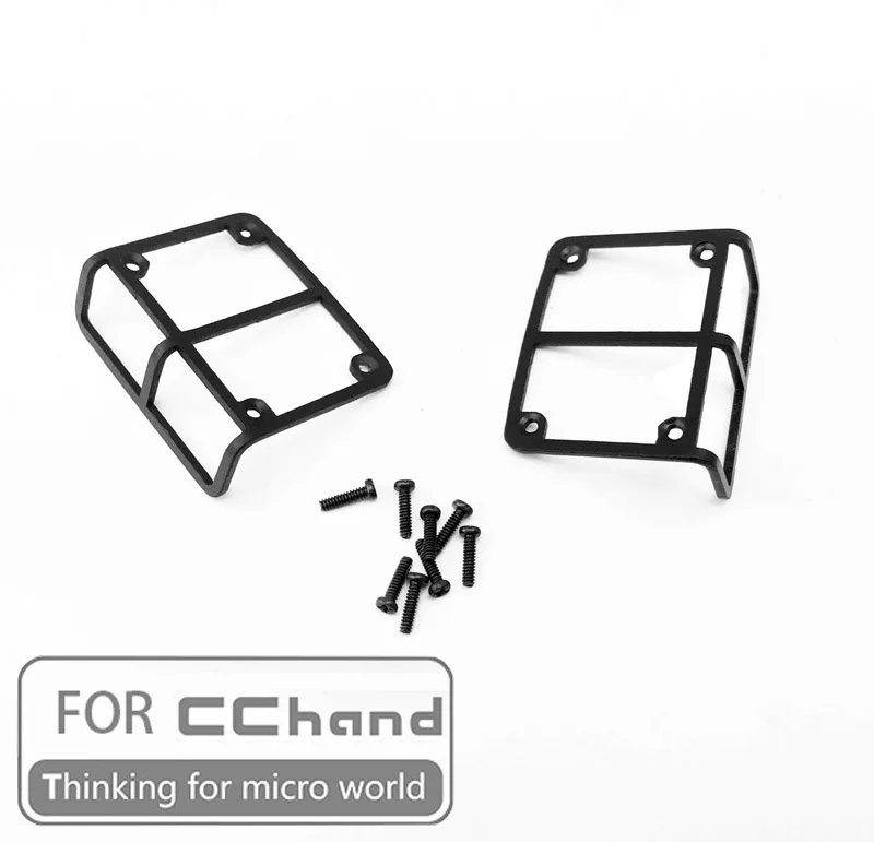 Металлическая задняя светодиодная решетка для капота cchand 1/10 AXIAL SCX10 90027/90035 JEEP JK 1:10