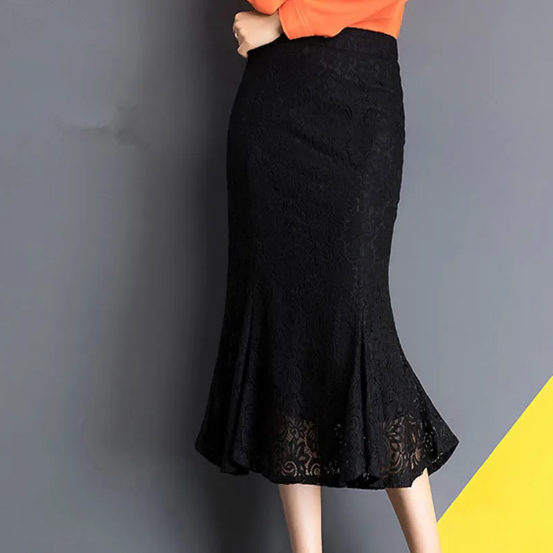 Новое поступление осень Офисные женские туфли Стиль средней длины Кружево рыбий