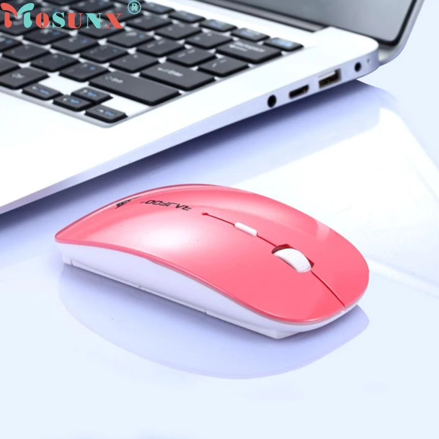 Ecosin2 Mosunx 2017 2400 точек/дюйм 4 кнопки оптическая USB Беспроводная игровая мышь Мыши для