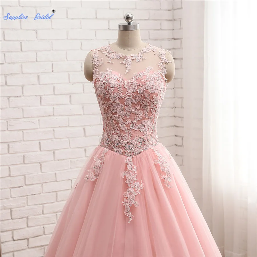 Сапфировые Кружевные Свадебные Аппликации Формальное вечернее платье Vestidos De 15