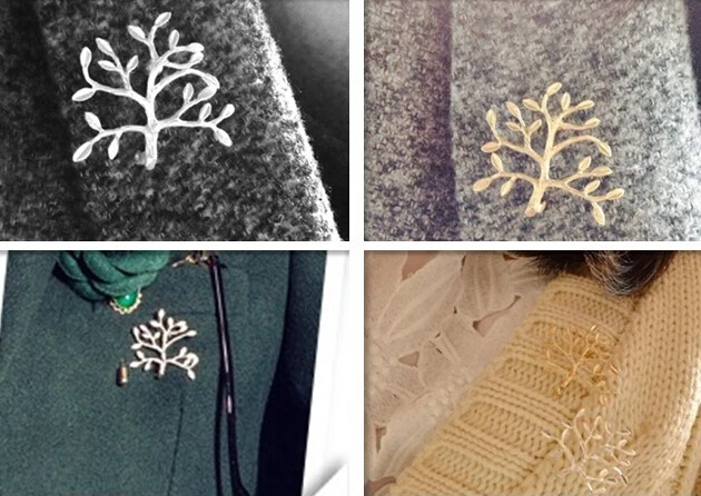 2016 мода свадебные аксессуары золото листьев ветка брошь шаль шарфы шарф пряжки