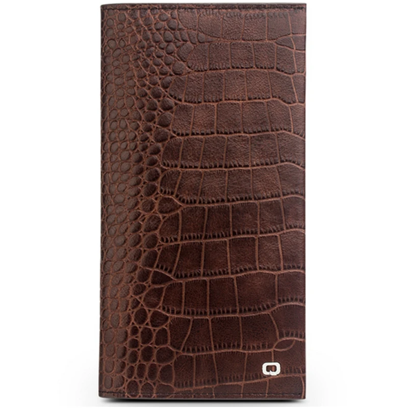 

QIALINO Case for iphone 7 iPhone 7 plus Luxury Handmade 100% Genuine Leather Wallet Bag for iPhone 6s plus slots for cards