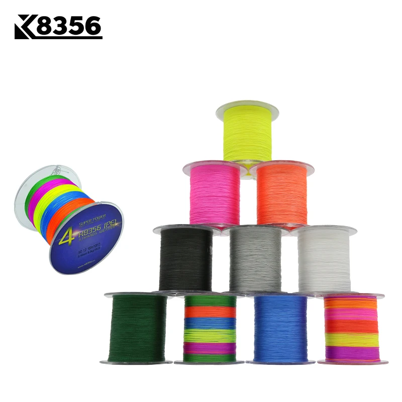 Рыболовная плетеная леска 4 стойки 100 м 109 ярдов 8 100% lb|pe line|fishing linebraided fishing line |