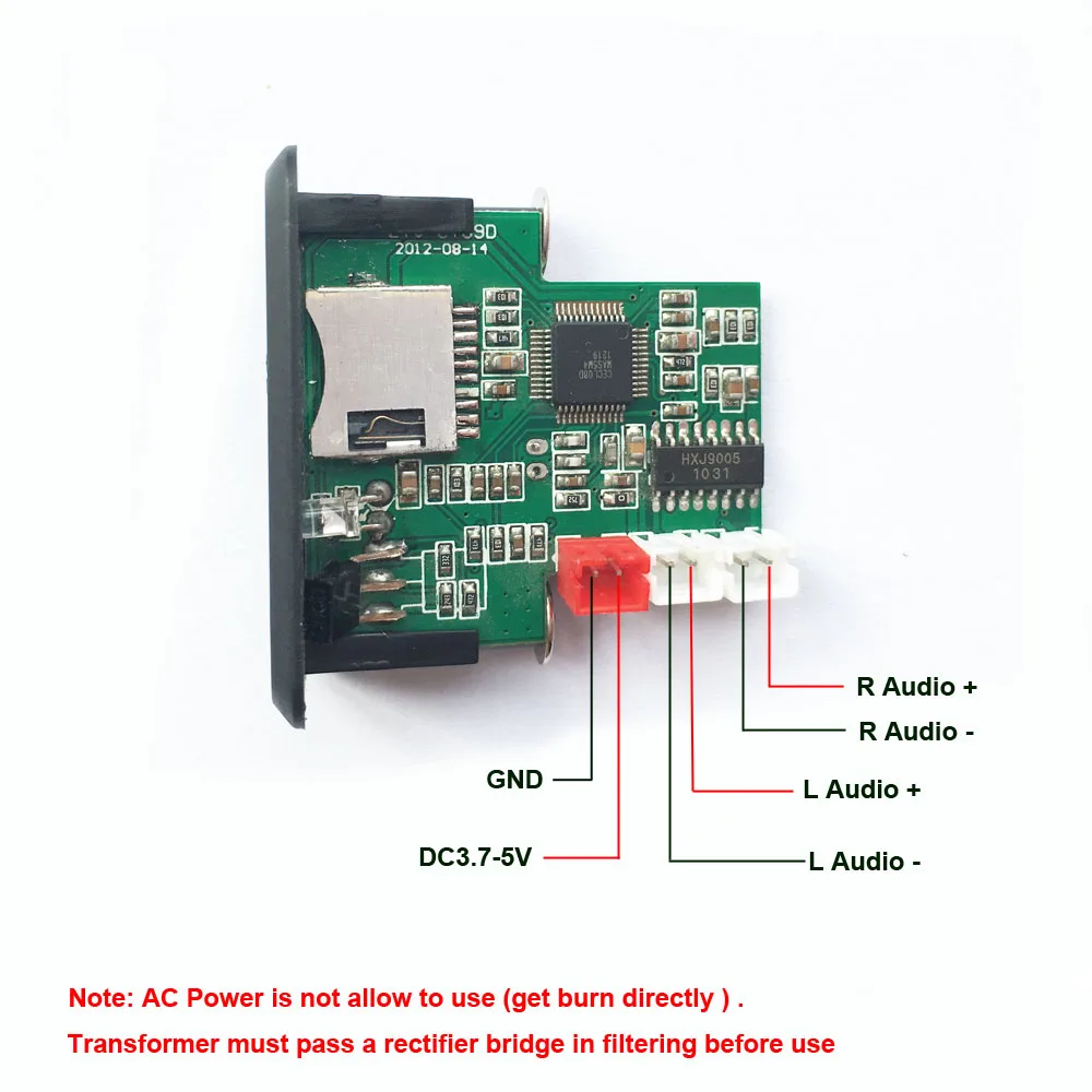 DC5V TF карта U диск MP3 формат декодер плата модуль 3 Вт + усилитель декодирование